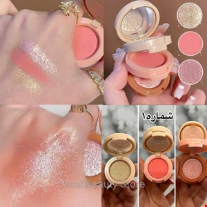 ست فانتزی رژگونه ، سایه و هایلایتر 3 طبقه هدی موجی huda moji