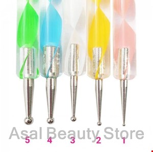 میله داتینگ ( نقطه کوبی )   nail design 