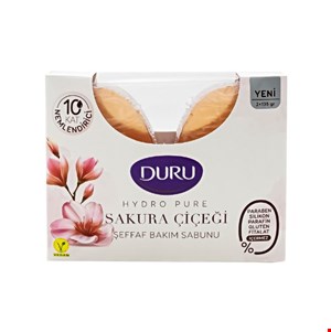 صابون آبرسان دورو DURU حاوی عصاره شکوفه گیلاس بسته 2 عددی
