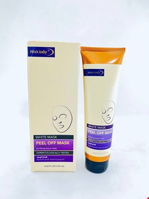 وایت ماسک صورت پیل آف تیوپی مکس لیدی 125 میل  max lady white mask